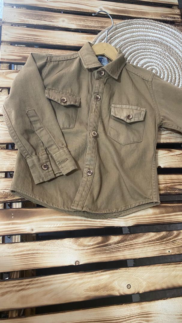 پیراهن کتان اسپرت