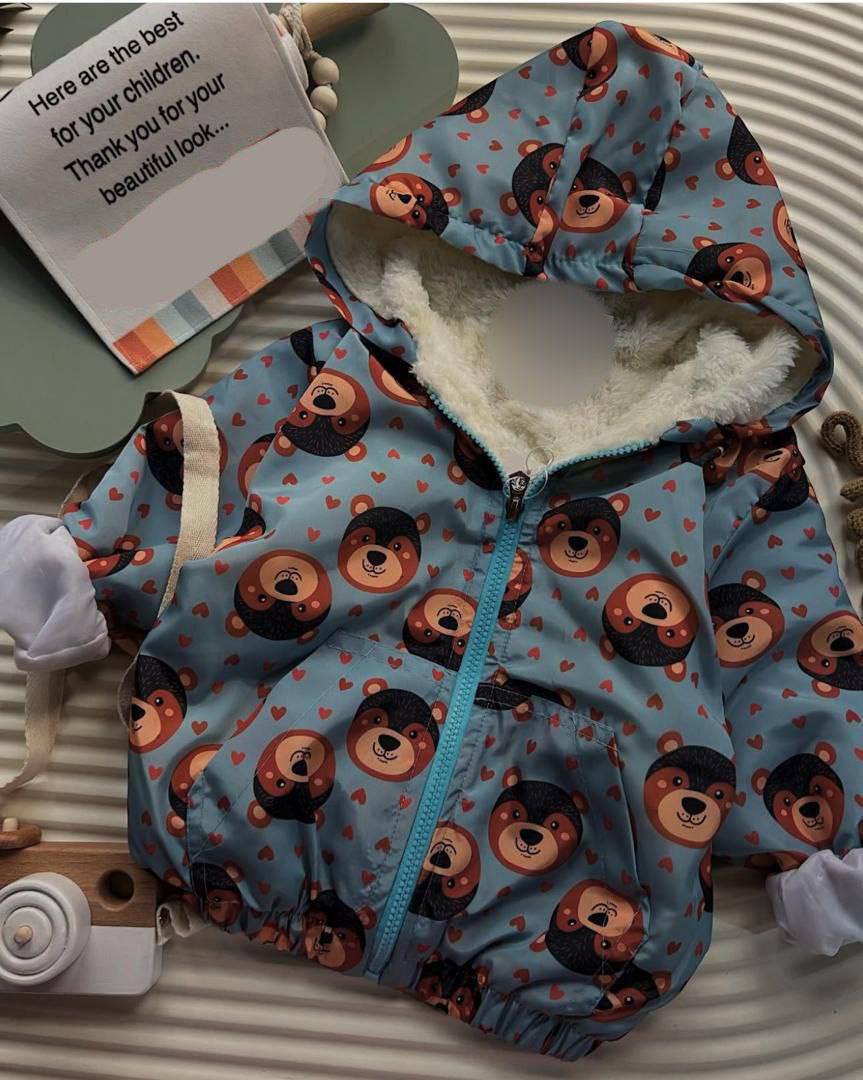 کاپشن بارونی داخل خز دار